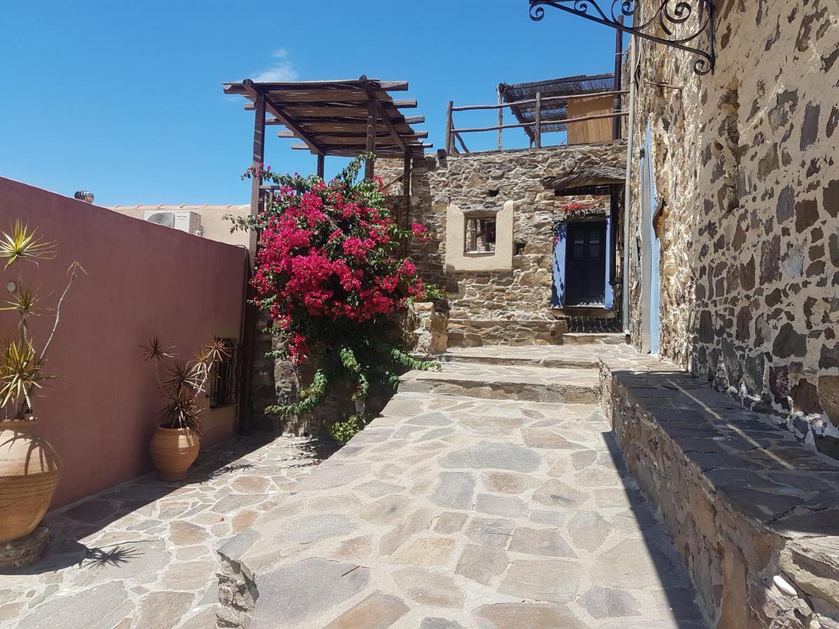 Chios Houses, Beautiful Restored Traditional Stone Houses With An Astonishing Seaview Volissos Exterior foto